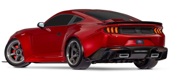 TRX105237-4-RED TRAXXAS 4-TEC Ford Mustang rot 1/10 Drift RTR Brushed